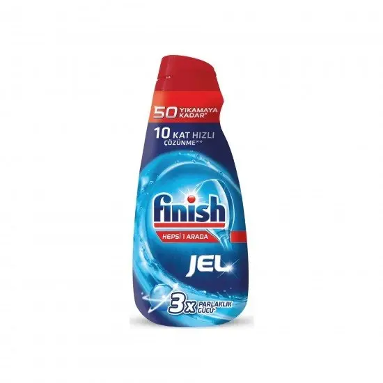 Finish Bulaşık Makinesi Deterjanı Hepsi 1 Arada Jel Konsantre 1000 ml 50 Yıkama