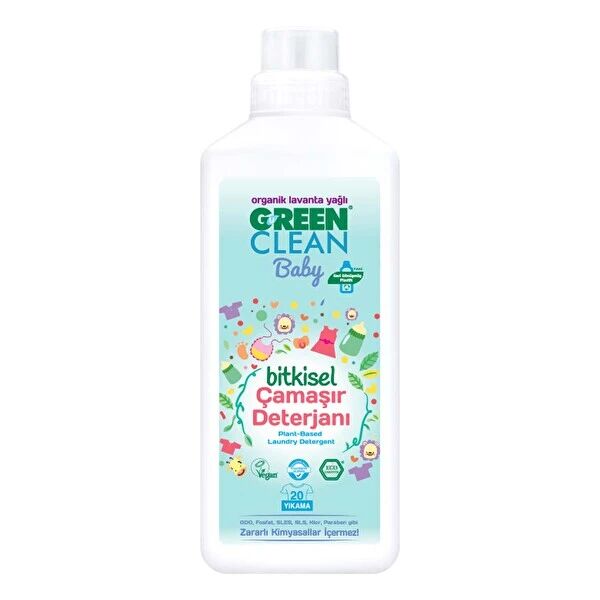 U Green Clean Baby Bitkisel Sıvı Çamaşır Deterjanı 1000 Ml
