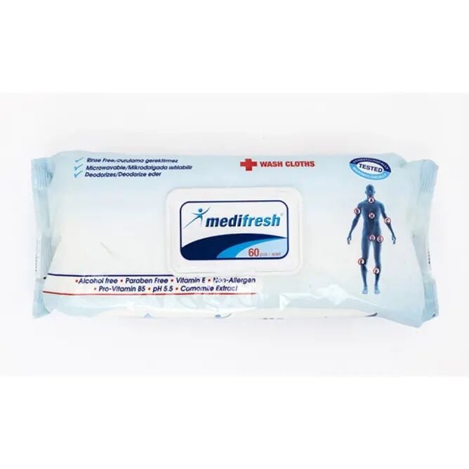 Medifresh Vücut Temizleme Havlusu 50'li