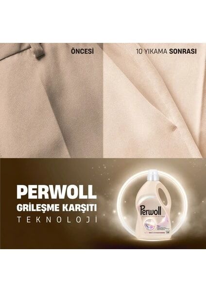 Perwoll Açık Renkliler İçin Hassas Sıvı Bakım Deterjanı 2970Ml (54 Yıkama)