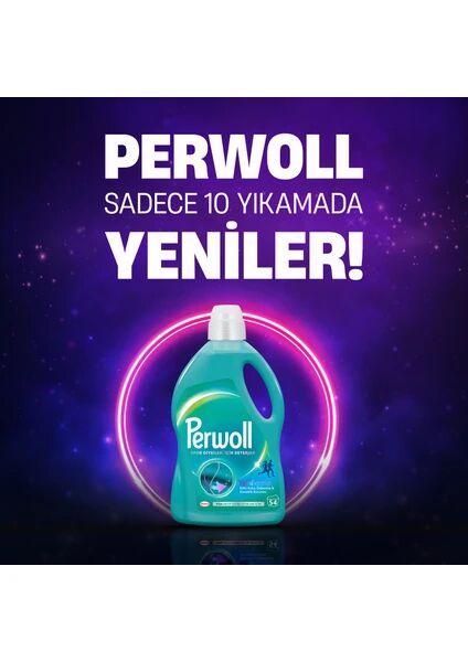 Perwoll Spor Giysiler İçin Hassas Bakım Sıvı Deterjanı 2970 ml (54 Yıkama)