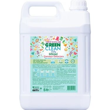 U Green Clean Baby Bitkisel Çamaşır Deterjanı 5000 ml