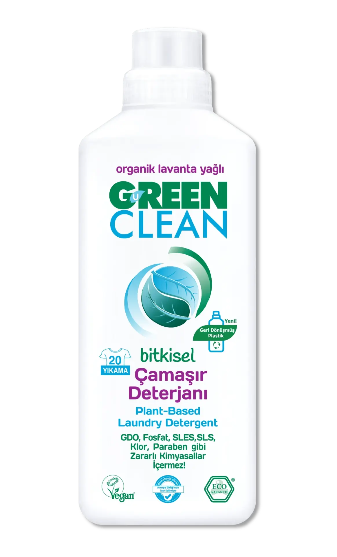 U Green Clean Bitkisel Sıvı Çamaşır Deterjanı 1000 ml