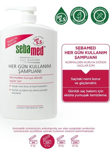 Sebamed Her Gün Kullanım Şampuan 1000 ml