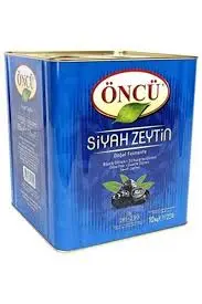 Öncü Zeytin Siyah Teneke 10 kg MS 261 320-Mavi