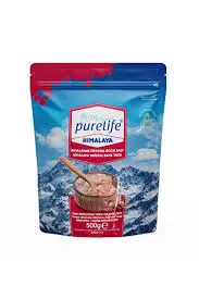 Purelife Himalaya Tuzu Sofrada Öğütme Tuzu Pembe 500 gr