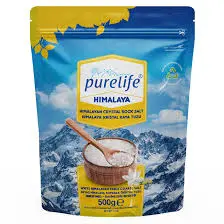 Purelife Himalaya Sofrada Öğütme Tuzu Beyaz 500 gr