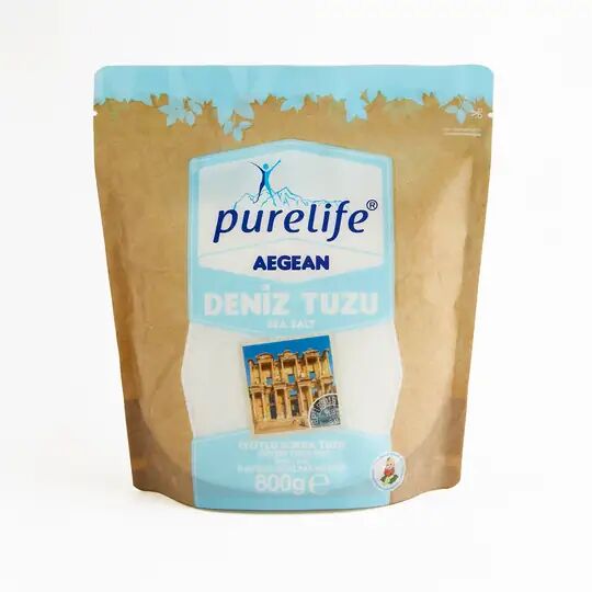 Purelife Aegean Deniz Tuzu İyotlu İnce 800g