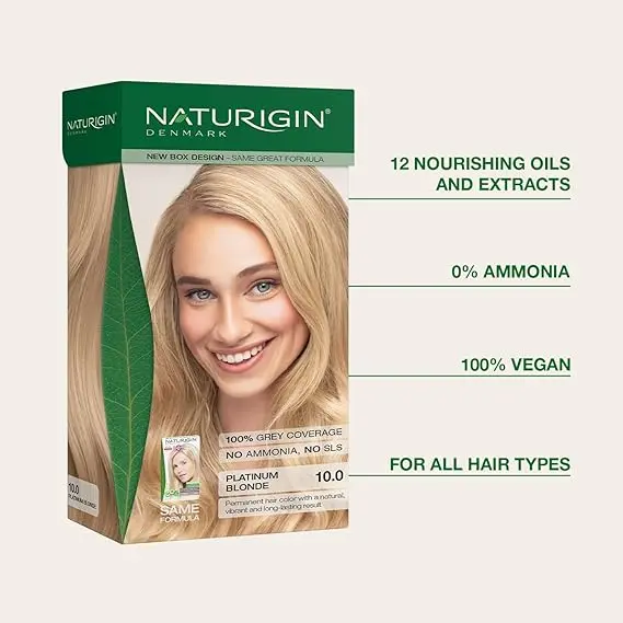Naturigin Organik İçerikli Saç Boyası 10.0 Platin Sarısı