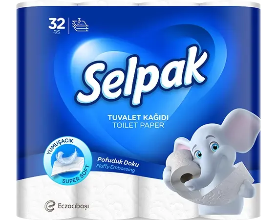 Selpak 3 Katlı Tuvalet Kağıdı 32'li