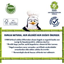 Familia Plus Natural 3 Katlı Tuvalet Kağıdı 40'lı
