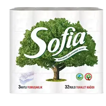Sofia 3 Katlı Tuvalet Kağıdı 32'li