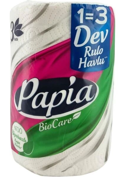 Papia 3 Katlı Dev Havlu 1=3 Biocare