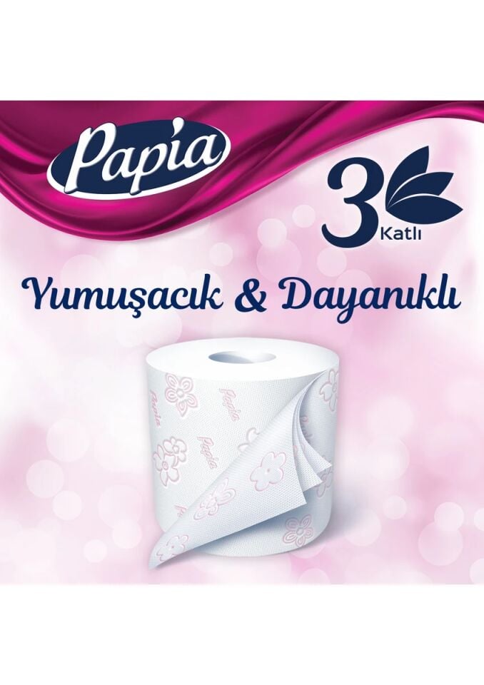 Papia 3 Katlı Tuvalet Kağıdı 32’li Egzotik Parfümlü