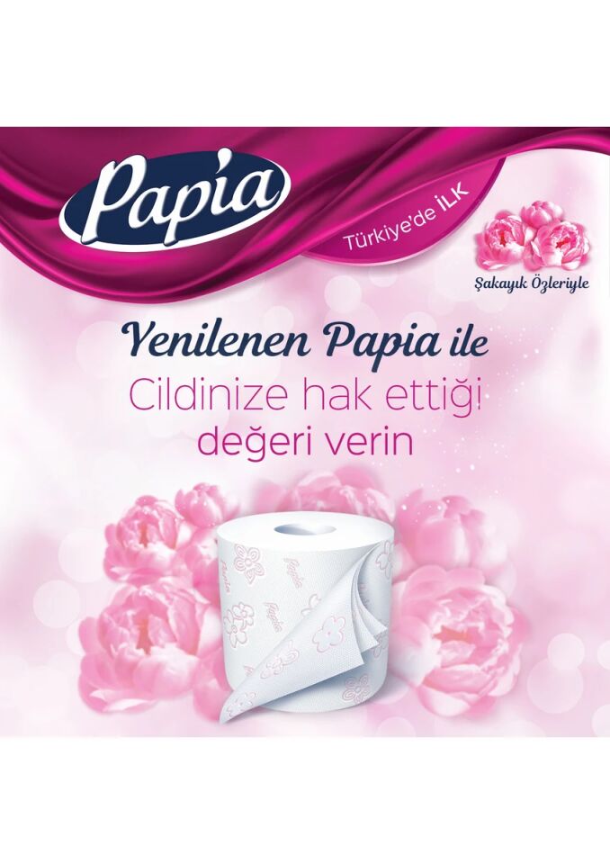 Papia 3 Katlı Tuvalet Kağıdı 32’li Egzotik Parfümlü