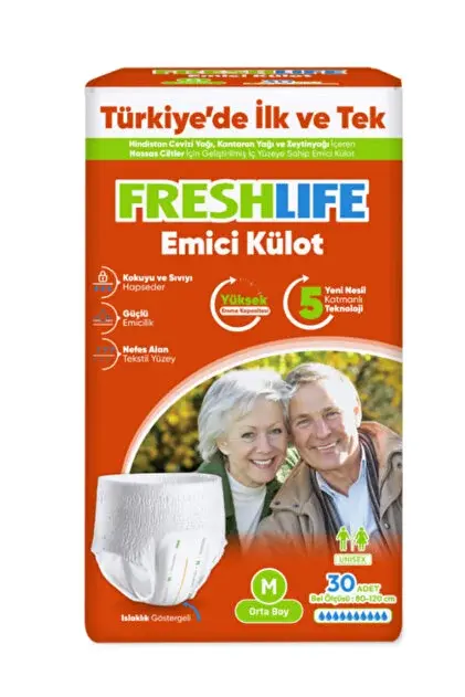 Freshlife Külot Medium Hasta Bezi 30'lu