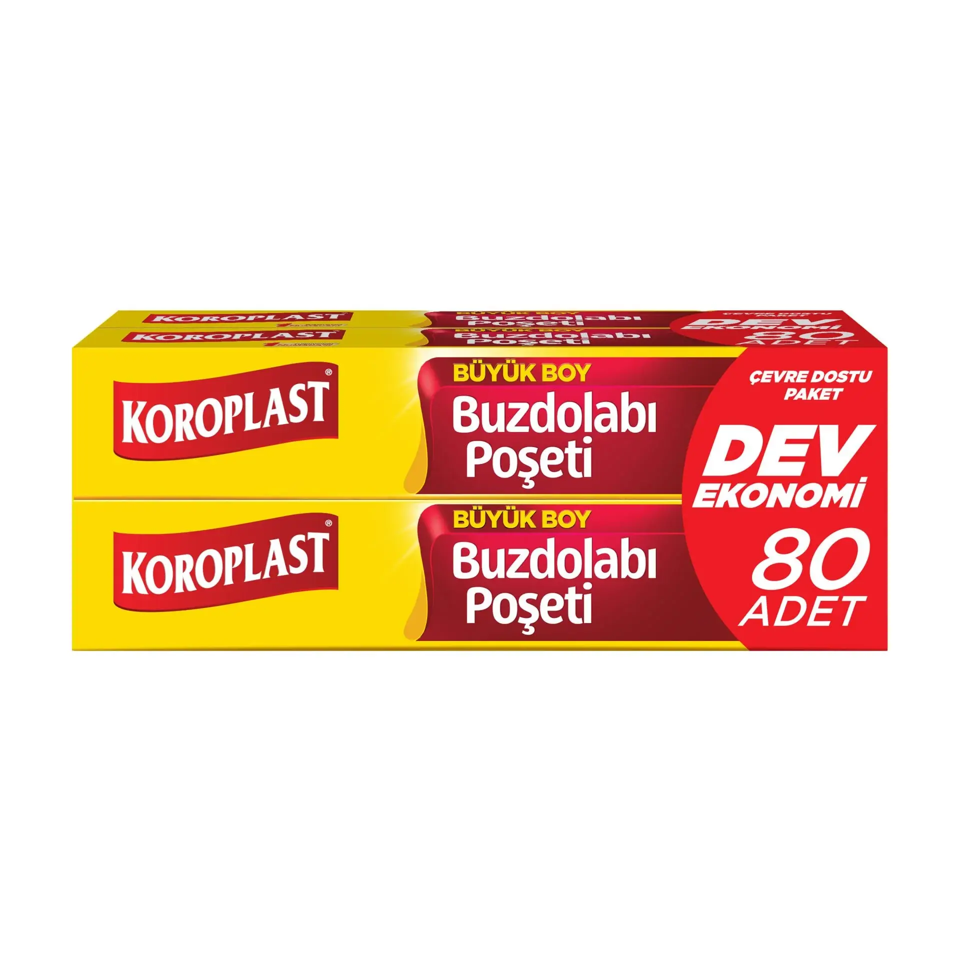Koroplast Büyük Boy Buzdolabı Poşeti Dev Ekonomi 80'li