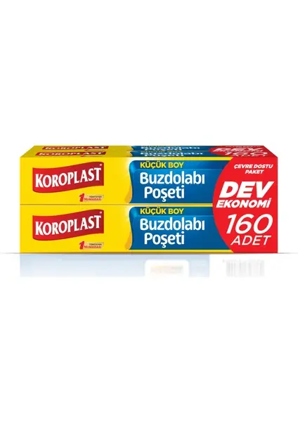 Koroplast Küçük Boy Buzdolabı Poşeti Dev Ekonomi 160'lı