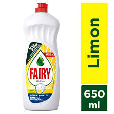 Fairy Elde Bulaşık Deterjanı 650 Ml Limon Kokulu