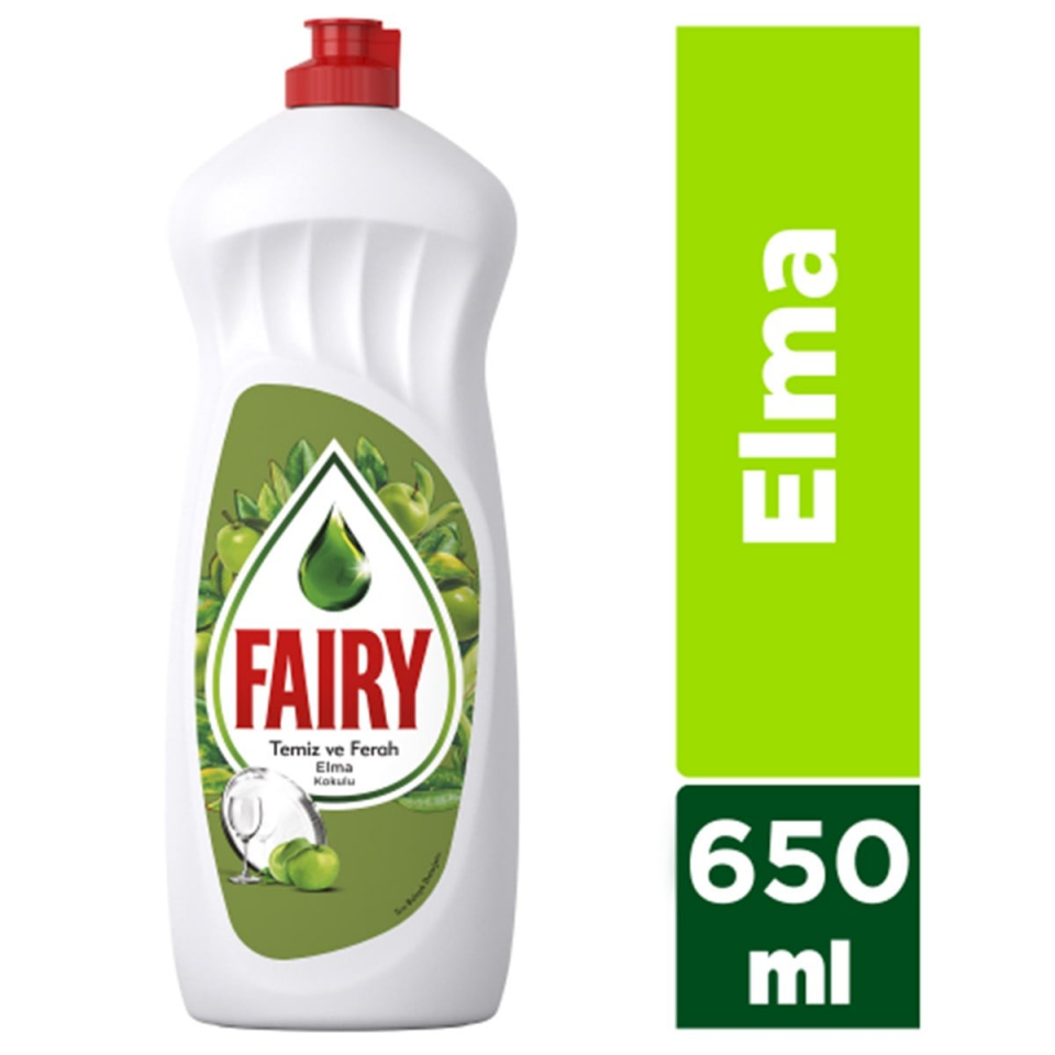 Fairy Elde Bulaşık Deterjanı 650 Ml Elma Kokulu
